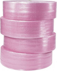 Made in USA - 3,000" Long x 24" Wide, Antistatic Bubble Roll - Pink, Standard Grade - Apex Tool & Supply