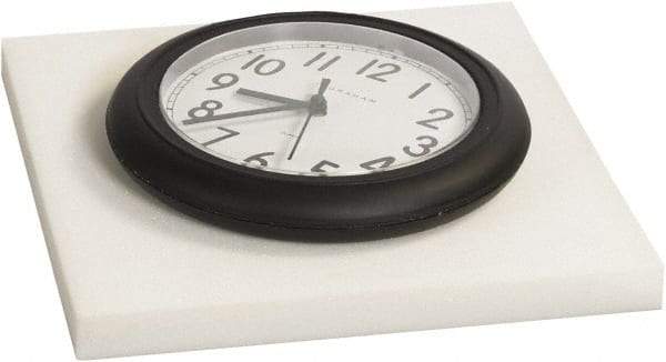 Made in USA - 12" Wide x 1" Thick, Foam Sheets - White - Apex Tool & Supply