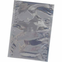 Made in USA - 10" Long x 8" Wide, 3 mil Thick, Open Top Open End Static Protection Bag - Transparent, Standard Grade - Apex Tool & Supply