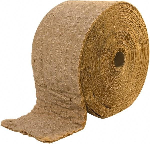 Made in USA - 270' Long x 48" Wide x 1/4" Thick, Cellulose Wadding - Kraft - Apex Tool & Supply