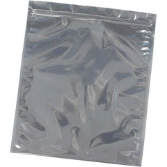 Made in USA - 8" Long x 5" Wide, 3 mil Thick, Self Seal Recloseable Zip Top Static Protection Bag - Transparent, Standard Grade - Apex Tool & Supply