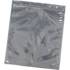 Made in USA - 10" Long x 8" Wide, 3 mil Thick, Self Seal Recloseable Zip Top Static Protection Bag - Transparent, Standard Grade - Apex Tool & Supply