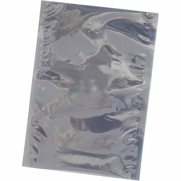 Made in USA - 8" Long x 6" Wide, 3 mil Thick, Open Top Open End Static Protection Bag - Transparent, Standard Grade - Apex Tool & Supply
