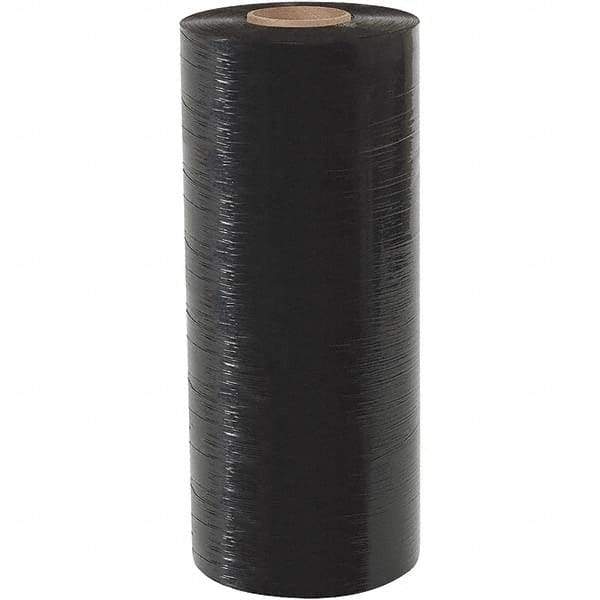 Made in USA - 20" x 5,000' 80 Gauge Black Blown Machine Stretch Film - Apex Tool & Supply