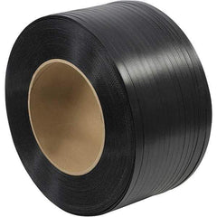 Made in USA - 7,200' Long x 1/2" Wide, Coil Case Polypropylene Strapping - 600 Lb Capacity, 0.031" Thick - Apex Tool & Supply