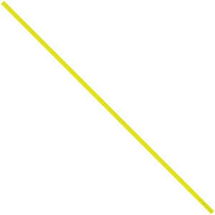 Made in USA - 7" Long, Bag Tie - Yellow - Apex Tool & Supply
