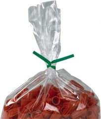 Made in USA - 5" Long, Bag Tie - Green - Apex Tool & Supply