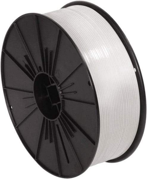 Made in USA - 7,000" Long, Bag Tie - White - Apex Tool & Supply