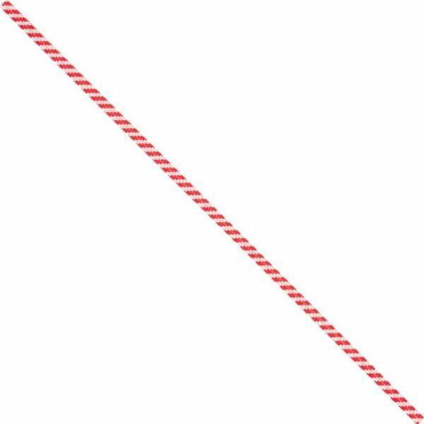 Made in USA - 9" Long, Bag Tie - Red/White - Apex Tool & Supply