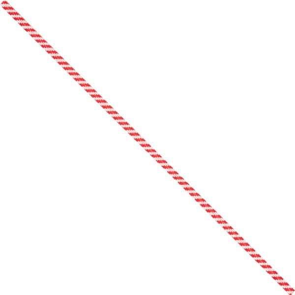 Made in USA - 8" Long, Bag Tie - Red/White - Apex Tool & Supply