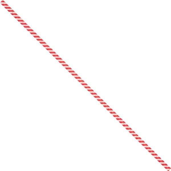 Made in USA - 5" Long, Bag Tie - Red/White - Apex Tool & Supply