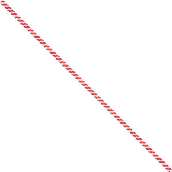 Made in USA - 4" Long, Bag Tie - Red/White - Apex Tool & Supply