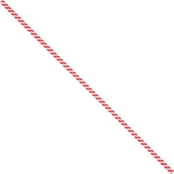 Made in USA - 12" Long, Bag Tie - Red/White - Apex Tool & Supply