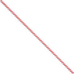 Made in USA - 12" Long, Bag Tie - Red/White - Apex Tool & Supply