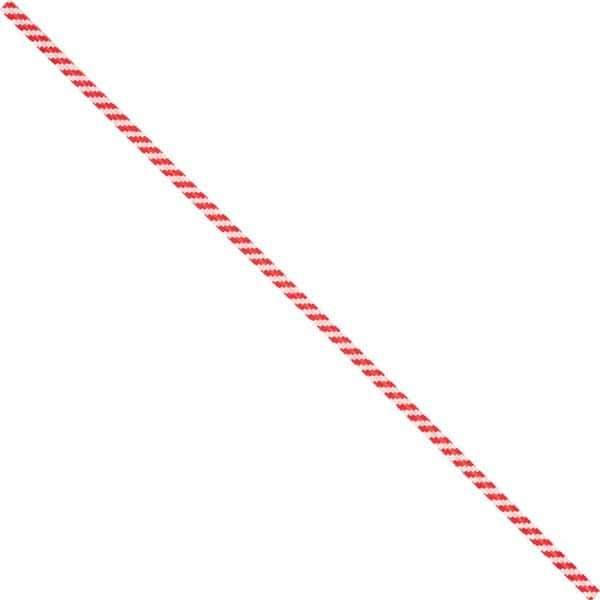 Made in USA - 10" Long, Bag Tie - Red/White - Apex Tool & Supply