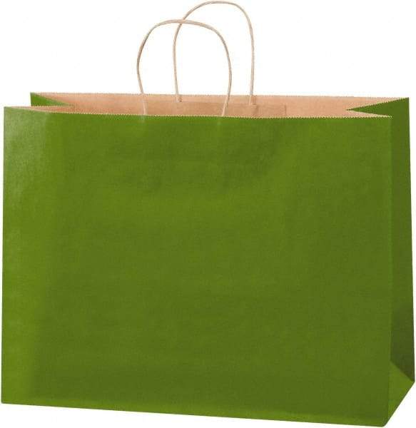 Made in USA - Kraft Grocery Bag - 16 x 6 x 12, Tea - Apex Tool & Supply