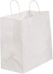 Made in USA - Kraft Grocery Bag - 13 x 7 x 13, White - Apex Tool & Supply