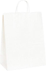 Made in USA - Kraft Grocery Bag - 13 x 7 x 17, White - Apex Tool & Supply