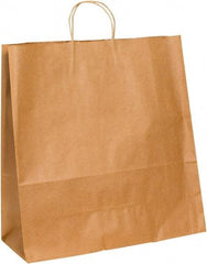 Made in USA - Kraft Grocery Bag - 18 x 7 x 18-3/4, Kraft - Apex Tool & Supply