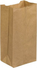 Made in USA - Kraft Grocery Bag - 4-3/4 x 2-15/16 x 8-9/16, Kraft - Apex Tool & Supply