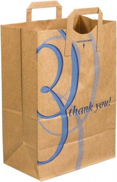 Made in USA - Kraft Grocery Bag - 12 x 7 x 17, Kraft - Apex Tool & Supply