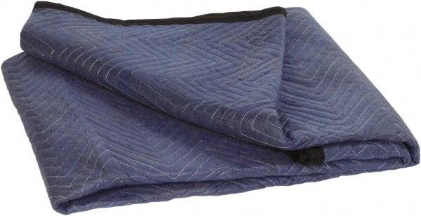 Value Collection - 72" Long x 80" Wide Cotton/Poly Blend Tarp & Dust Cover - Blue - Apex Tool & Supply