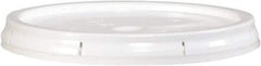 Made in USA - Tote & Storage Container Lids For Use With: 5 Gallon Bucket Color: White - Apex Tool & Supply