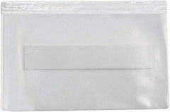 Superscan - 50 Piece Clear Press-On Vinyl Envelope - 2" High x 3-1/2" Wide - Apex Tool & Supply