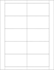 Made in USA - 500 Card Sleeves - 2 x 3-1/2" - Apex Tool & Supply