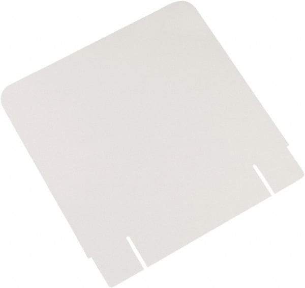 Made in USA - 23-3/4" Wide, 1 Compartment, 200#/ECT-32-B Corrugated Pamphlet & Literature Displays - White - Apex Tool & Supply