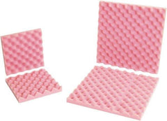 Made in USA - 12" Long x 12" Wide, Antistatic Convoluted Foam Set - Pink, Standard Grade - Apex Tool & Supply