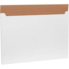 Made in USA - 26" Wide x 38" Long x 1" High Rectangle Crush Proof Mailers - 1 Wall, White - Apex Tool & Supply
