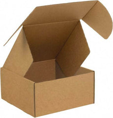 Made in USA - 10" Wide x 14" Long x 6" High Rectangle Crush Proof Mailers - 1 Wall, Kraft (Color) - Apex Tool & Supply