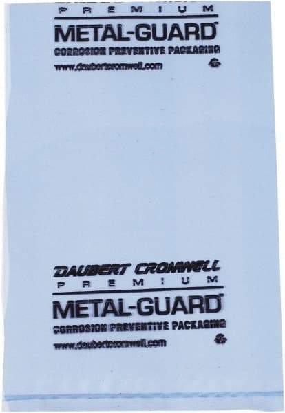 Made in USA - 6 x 8", 4 mil VCI Polybags - Blue - Apex Tool & Supply