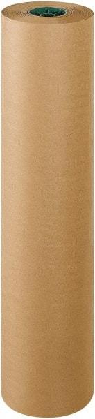 Made in USA - 600' Long x 36" Wide Roll of Kraft Paper with 10# Gloss Polyethylene - 50 Lb Paper Weight - Apex Tool & Supply