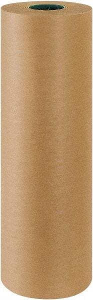 Made in USA - 600' Long x 24" Wide Roll of Kraft Paper with 10# Gloss Polyethylene - 50 Lb Paper Weight - Apex Tool & Supply