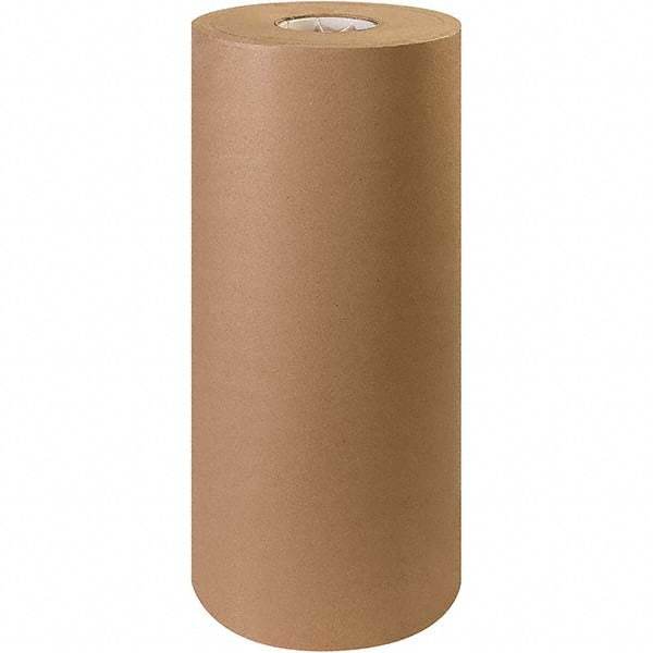 Made in USA - 1,200' Long x 20" Wide Roll of Recycled Kraft Paper - 30 Lb Paper Weight - Apex Tool & Supply