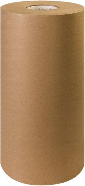 Made in USA - 600' Long x 18" Wide Roll of Recycled Kraft Paper - 60 Lb Paper Weight - Apex Tool & Supply