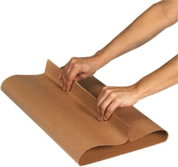 Made in USA - 25' Long x 18" Wide Roll of Singleface Corrugated - Apex Tool & Supply