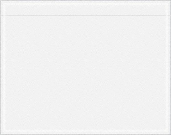 Value Collection - 1,000 Piece, 7" Long x 5-1/2" Wide, Packing List Envelope - Unprinted, Clear - Apex Tool & Supply