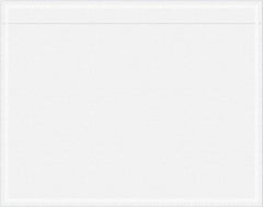 Value Collection - 1,000 Piece, 7" Long x 5-1/2" Wide, Packing List Envelope - Unprinted, Clear - Apex Tool & Supply