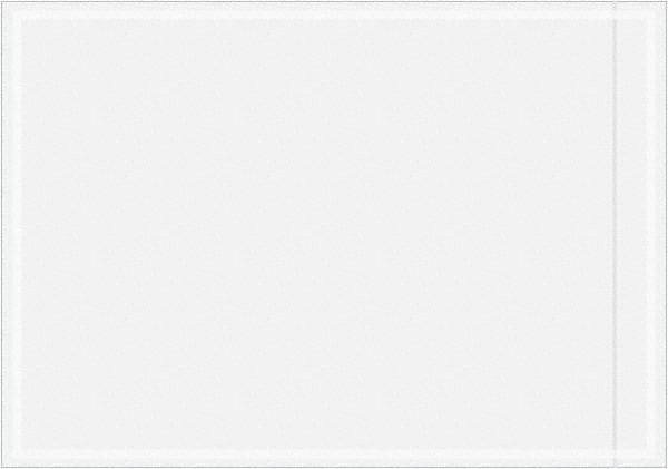 Value Collection - 1,000 Piece, 7" Long x 10" Wide, Packing List Envelope - Unprinted, Clear - Apex Tool & Supply