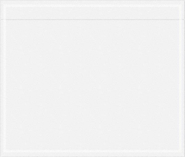 Value Collection - 1,000 Piece, 6-1/2" Long x 5-1/2" Wide, Packing List Envelope - Unprinted, Clear - Apex Tool & Supply