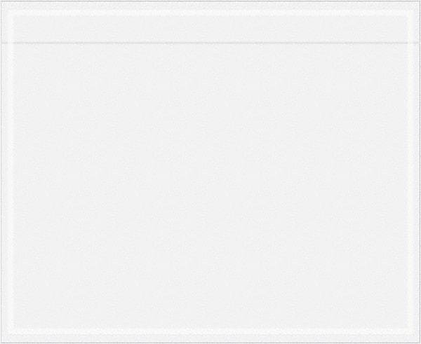 Value Collection - 1,000 Piece, 5-1/2" Long x 4-1/2" Wide, Packing List Envelope - Unprinted, Clear - Apex Tool & Supply