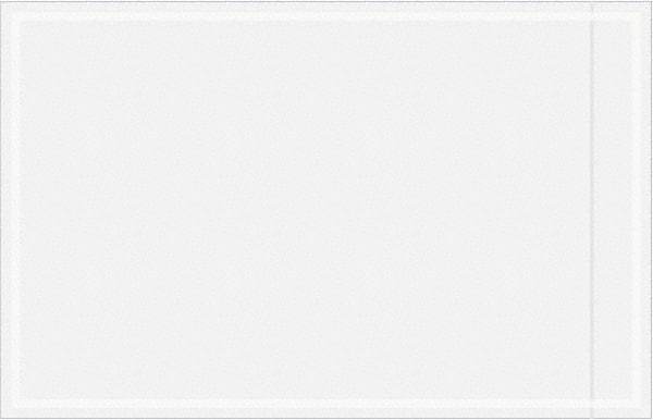 Value Collection - 1,000 Piece, 5-1/8" Long x 8" Wide, Packing List Envelope - Unprinted, Clear - Apex Tool & Supply