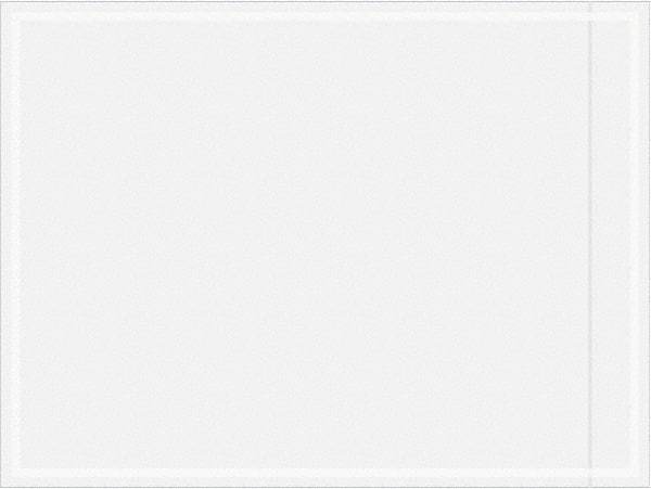 Value Collection - 1,000 Piece, 4-1/2" Long x 6" Wide, Packing List Envelope - Unprinted, Clear - Apex Tool & Supply