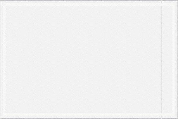 Value Collection - 1,000 Piece, 3" Long x 4-1/2" Wide, Packing List Envelope - Unprinted, Clear - Apex Tool & Supply