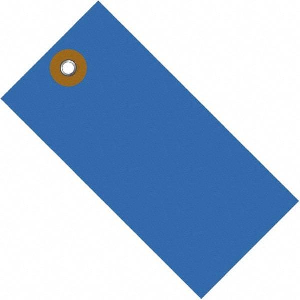 Dupont - 3-3/4" High x 1-7/8" Long, Safety & Facility Blank Tag - Blue Spunbonded Olefin - Apex Tool & Supply