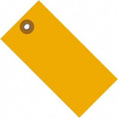 Dupont - 6-1/4" High x 3-1/8" Long, Safety & Facility Blank Tag - Orange Spunbonded Olefin - Apex Tool & Supply