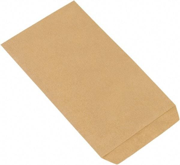 Made in USA - Kraft Grocery Bag - 6-1/4 x 9-1/4, Kraft - Apex Tool & Supply